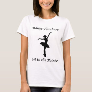 Balletleraren komen tot de pointe t-shirt