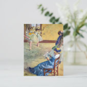Balletles, de danszaal door Edgar Degas Briefkaart (Staand voorkant)