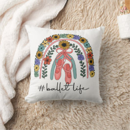 Balletleven Bloemrijke Regenboog Ballet Slippers D Kussen