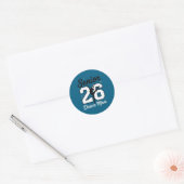 Balletmoeder van eindexamenklas 2026 danseres doch ronde sticker (Envelop)