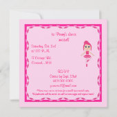 Balletoverweging: Beginner Ballerina Kaart (Achterkant)