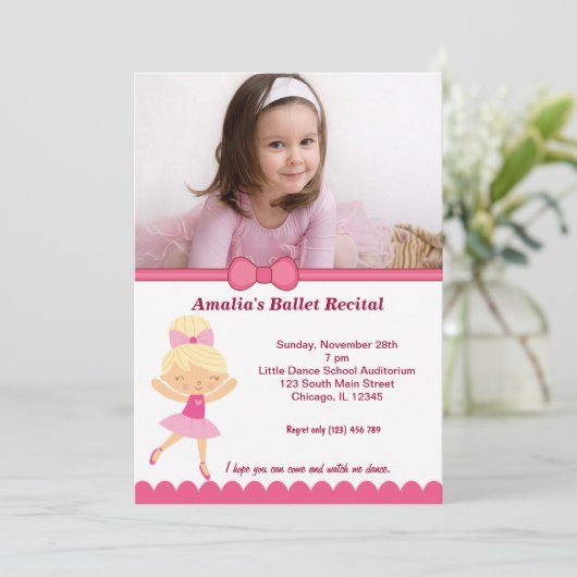 Balletoverweging Kaart (Staand voorkant)