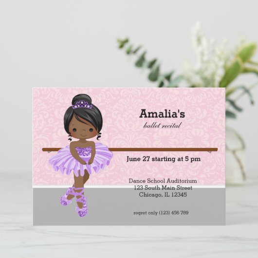 Balletoverweging Kaart (Staand voorkant)