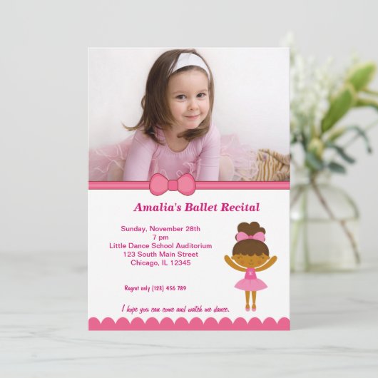 Balletoverweging Kaart (Staand voorkant)