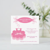 Balletoverweging Kaart (Staand voorkant)