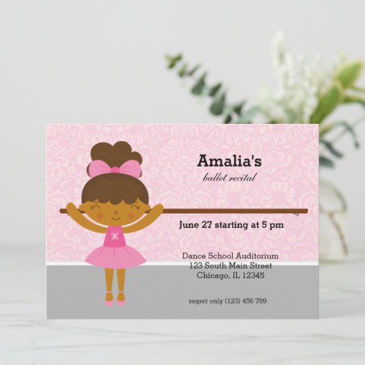 Balletoverweging Kaart (Staand voorkant)