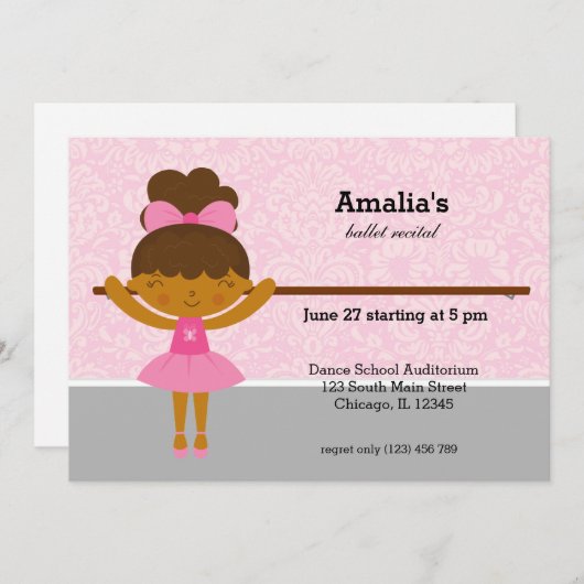 Balletoverweging Kaart (Voorkant / Achterkant)