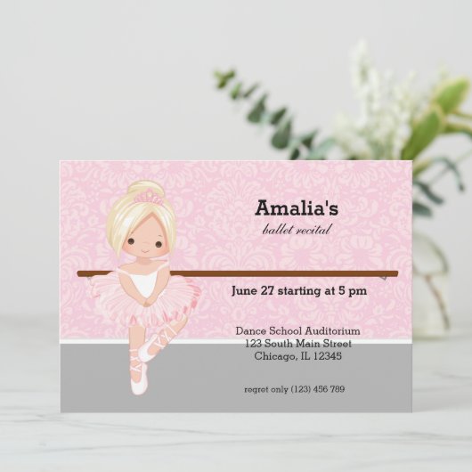 Balletoverweging Kaart (Staand voorkant)