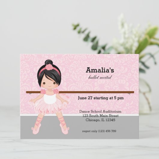 Balletoverweging Kaart (Staand voorkant)