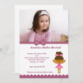 Balletoverweging Kaart (Voorkant / Achterkant)