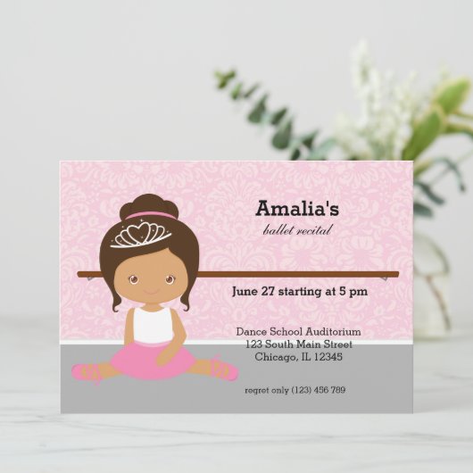 Balletoverweging Kaart (Staand voorkant)