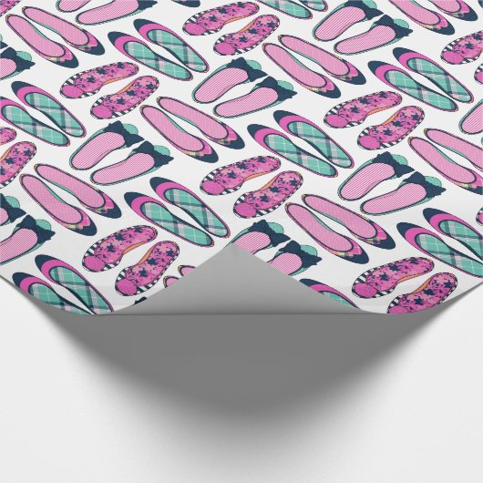 balletpapier met platte wikkeling cadeaupapier (Hoek)