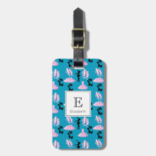 Balletpatroon met Dance Attire en Ballerina Bagagelabel