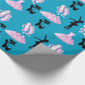 Balletpatroon met Dance Attire en Ballerina Cadeaupapier (Hoek)