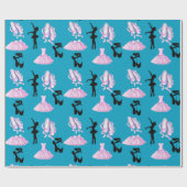 Balletpatroon met Dance Attire en Ballerina Cadeaupapier (Vlak)