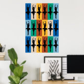 Balletpatroon Poster (Thuiskantoor)