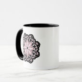 Balletpatroon (roze) Mok (Voorkant links)