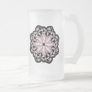 Balletpatroon (roze) Mok van geblazen glas