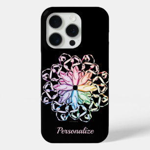 Balletpatroon (spectraal) iPhone 15 pro case