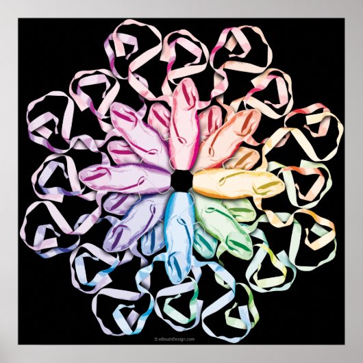 Balletpatroon (spectraal) poster (Voorkant)