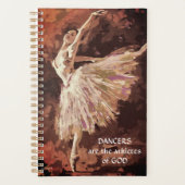 Balletplanner met kunstschilderij planner (Voorkant)