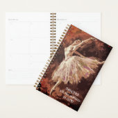 Balletplanner met kunstschilderij planner (Display)