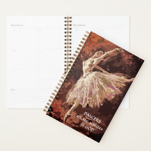 Balletplanner met kunstschilderij planner (Display)