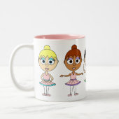 Balletposities Mok - Cute Ballerinas (Links)