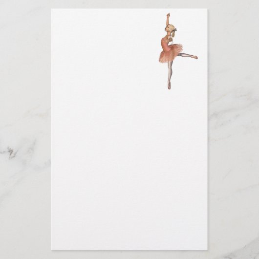 Balletprestaties - Positie in hoogte Briefpapier (Voorkant)