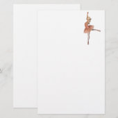 Balletprestaties - Positie in hoogte Briefpapier (Voorkant / Achterkant)