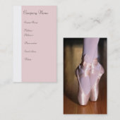 Balletprofielkaart - tweezijdig visitekaartje (Voorkant / Achterkant)