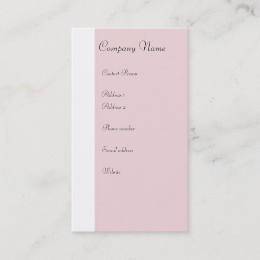 Balletprofielkaart - tweezijdig visitekaartje (Voorkant)