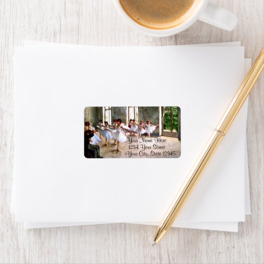 Balletrepetitie Adresetiketten Etiket (Insitu)