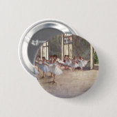 Balletrepetitie door Degas Ronde Button 5,7 Cm (Voorkant /achterkant)