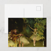 Balletrepetitie - Edgar Degas - 1875 Briefkaart (Voorkant / Achterkant)