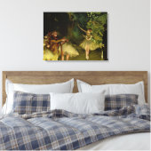 Balletrepetitie - Edgar Degas - 1875 Canvas Afdruk (Insitu (Slaapkamer))