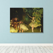 Balletrepetitie - Edgar Degas - 1875 Canvas Afdruk (Insitu (Houten vloer))