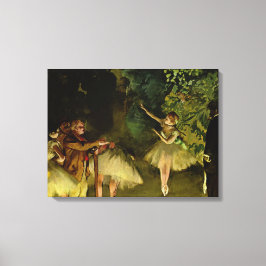 Balletrepetitie - Edgar Degas - 1875 Canvas Afdruk