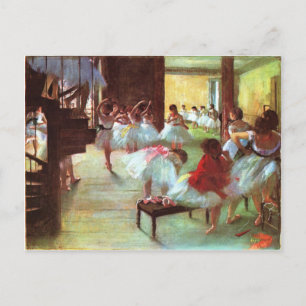Balletrepetitie - Edgar Degas - 1880 Briefkaart