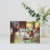 Balletrepetitie - Edgar Degas - 1880 Briefkaart (Staand voorkant)