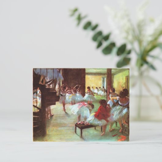 Balletrepetitie - Edgar Degas - 1880 Briefkaart (Staand voorkant)