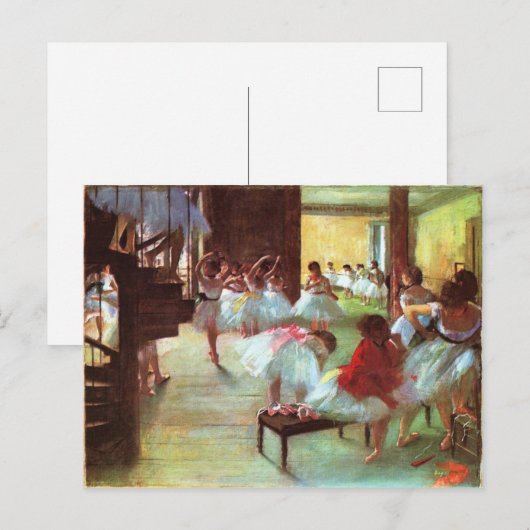 Balletrepetitie - Edgar Degas - 1880 Briefkaart (Voorkant / Achterkant)