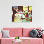 Balletrepetitie - Edgar Degas - 1880 Canvas Afdruk (Insitu (Woonkamer))