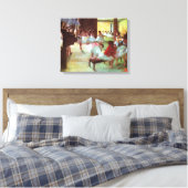 Balletrepetitie - Edgar Degas - 1880 Canvas Afdruk (Insitu (Slaapkamer))