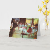 Balletrepetitie - Edgar Degas - 1880 Kaart (Gele Bloem)