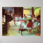 Balletrepetitie - Edgar Degas - 1880 Poster (Voorkant)
