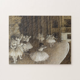 Balletrepetitie op het podium van Edgar Degas Legpuzzel