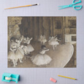 Balletrepetitie op het podium van Edgar Degas Tissuepapier (Craft)