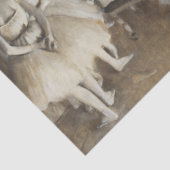 Balletrepetitie op het podium van Edgar Degas Tissuepapier (Detail)