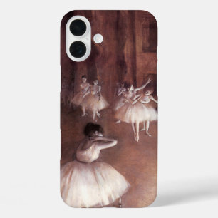 Balletrepetitie op het werkgebied door Edgar Degas iPhone 16 Plus Hoesje